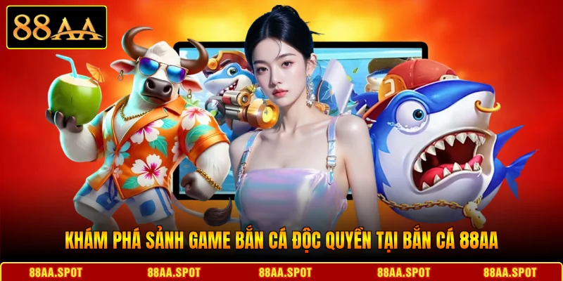 Khám phá sảnh game bắn cá độc quyền tại Bắn cá 88AA