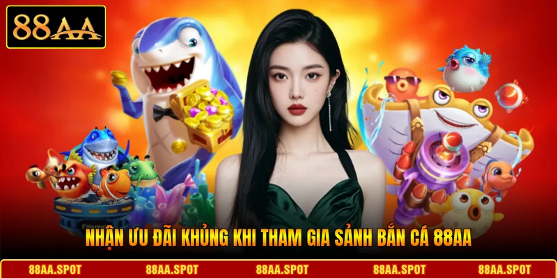 Nhận ưu đãi khủng khi tham gia sảnh Bắn cá 88AA